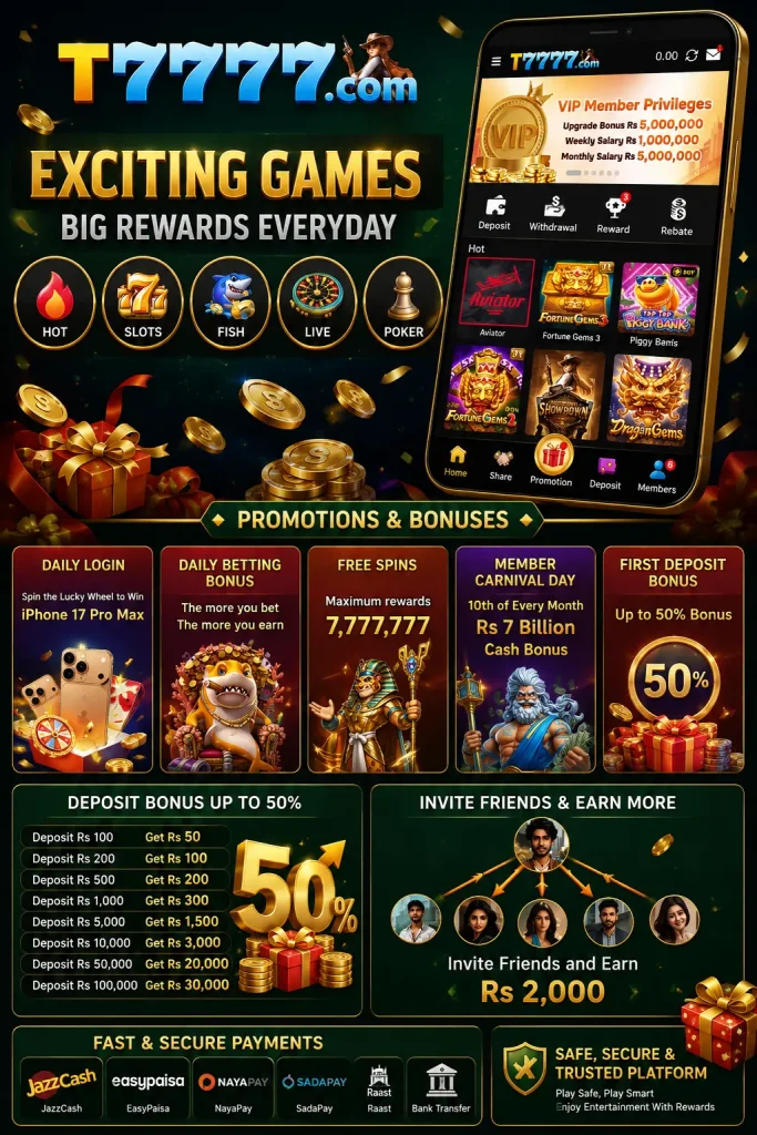 T7777 Game Free Download For Android & IOS
